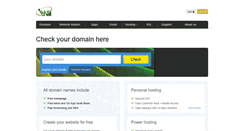 Desktop Screenshot of domains.irwhost.com