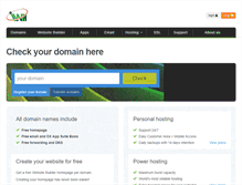 Tablet Screenshot of domains.irwhost.com